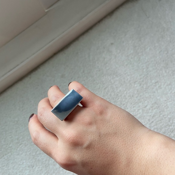 Tiffany & Co, out of retirement rectangle ring, size 6 - Picture 8 of 11